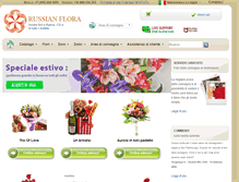 Tablet Screenshot of fiori.russianflora.com