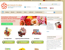 Tablet Screenshot of blumen.russianflora.com