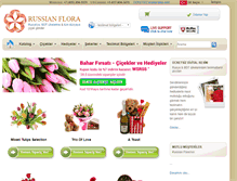 Tablet Screenshot of cicekler.russianflora.com
